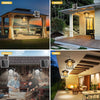 Ecovare™ Solar Pendant Lights – Remote & Waterproof